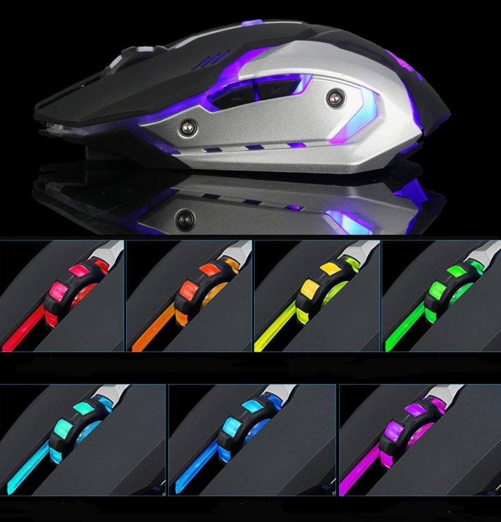 Stealth 7 Silent RGB Gaming Mouse